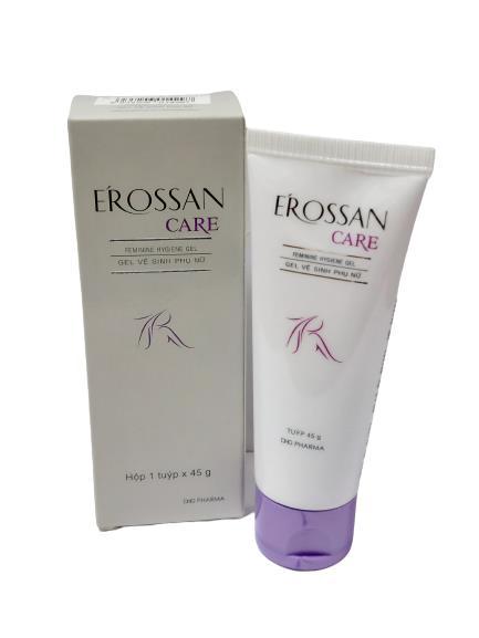 erossan-care-45g Erossan Care - Gel vệ sinh phụ nữ làm mát, làm sạch mùi hôi