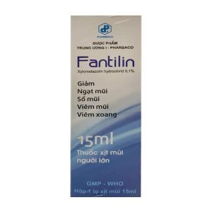 Thuốc Fantilin 0.1% - Giảm nghẹt mũi, sổ mũi, viêm mũi, xoang (15ml)