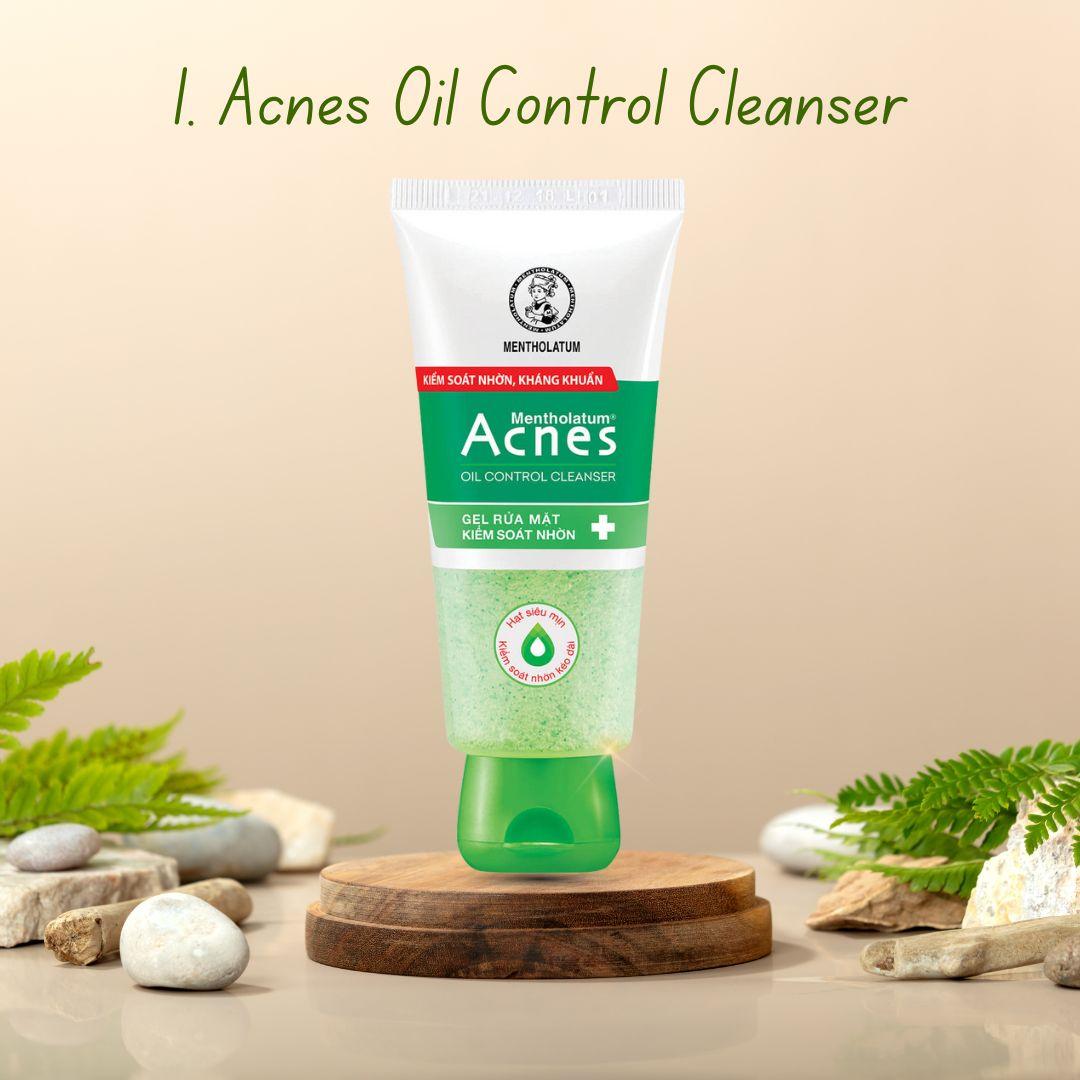 gel-rua-mat-kiem-soat-nhon-acnes-100g Gel rửa mặt kiểm soát nhờn Acnes Oil Control Cleanser 100g