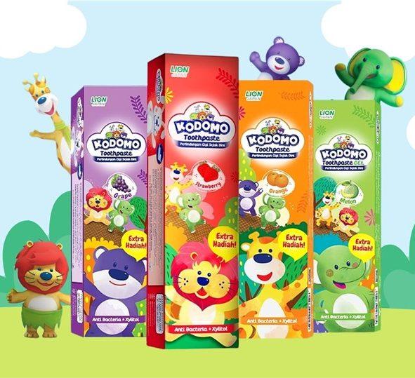 kodomo Kodomo - Kem đánh răng trẻ em từ Nhật Bản
