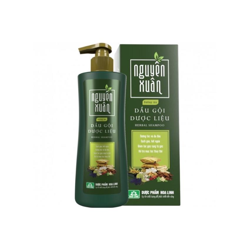 nguyen-xuan-xanh-250ml Dầu gội dược liệu Nguyên Xuân xanh chai 250ml