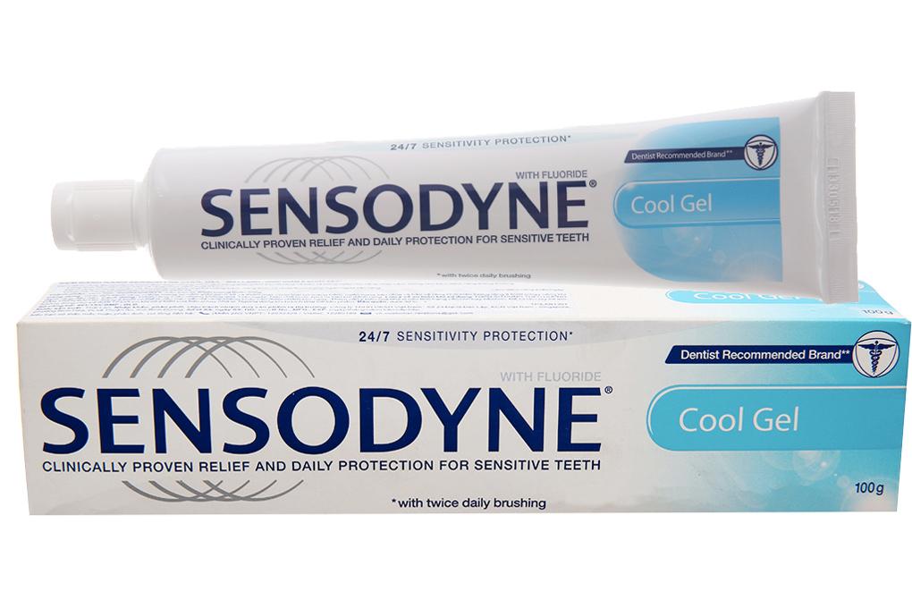 sensodyne-cool-gel Kem đánh răng Sensodyne Cool Gel tuýp 100g