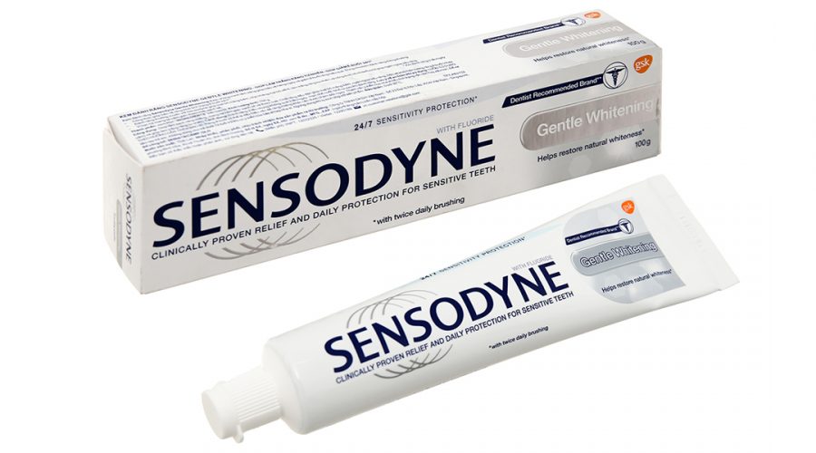 Sensodyne Gentle Whitening giúp làm trắng răng tự nhiên