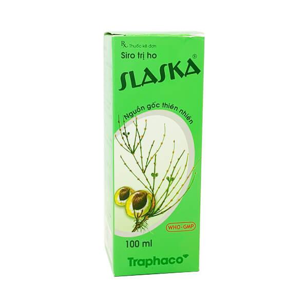 siro_slaska_100ml Siro Slaska Traphaco điều trị ho gió, ho khan chai 100ml