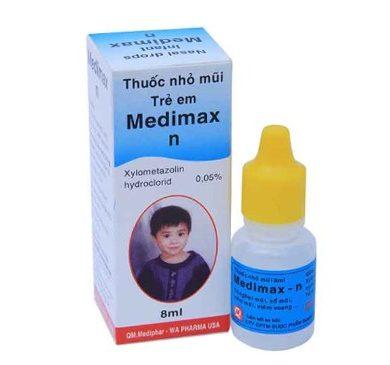 thuoc-medimax-n_23-16219 Dung dịch nhỏ mũi Medimax N 8ml Mebiphar