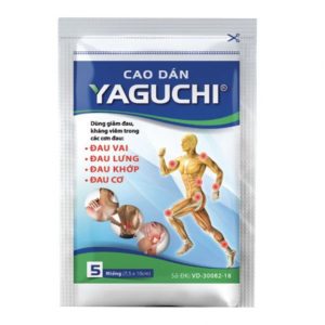 Cao dán Yaguchi Tatra giảm đau vai, đau lưng (5 miếng)