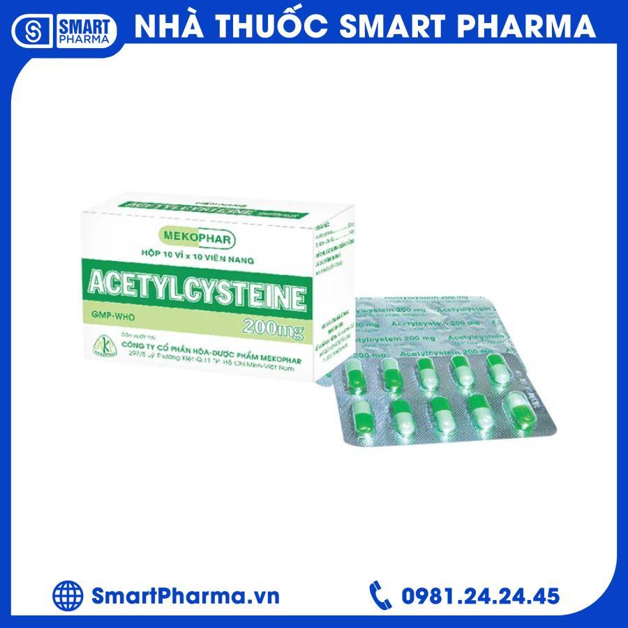 _Acetylcysteine 200mg Mekophar Smart Pharma - Acetylcysteine 200mg Mekophar