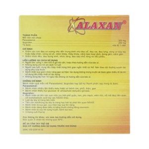 Smart Pharma - Thuốc Alaxan United giảm các cơn đau cơ xương, nhức đầu, đau bụng kinh 1 Smart Pharma - Alaxan2