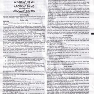 Smart Pharma - Thuốc Arcoxia 120mg MSD điều trị viêm khớp dạng thấp 1 Smart Pharma - Arcoxia 1203