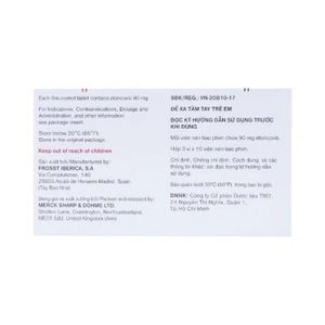 Smart Pharma - Thuốc Arcoxia 90mg MSD điều trị thoái hoá khớp, viêm khớp 2 Smart Pharma - Arcoxia 90mg MSD2