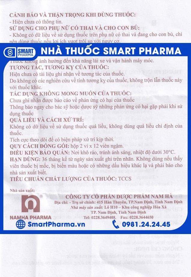Bổ Phế Nam Hà 2 Smart Pharma - Bo Phe Nam Ha 2