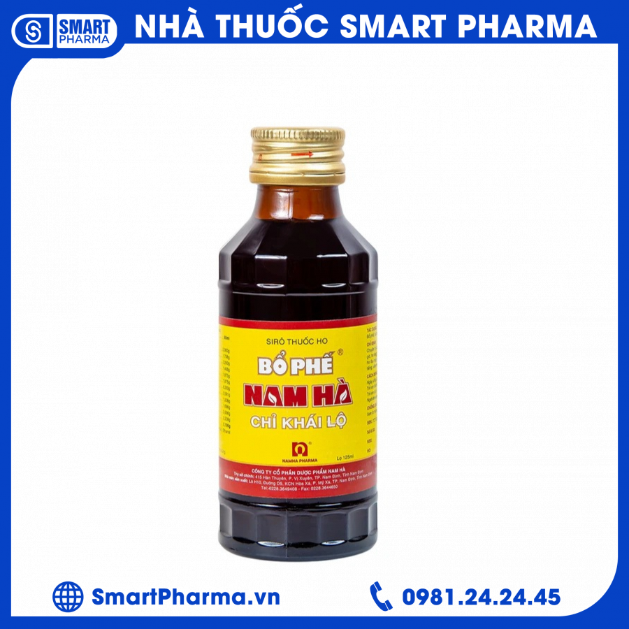 Bổ phế Nam Hà siro3 Smart Pharma - Bo phe Nam Ha siro3