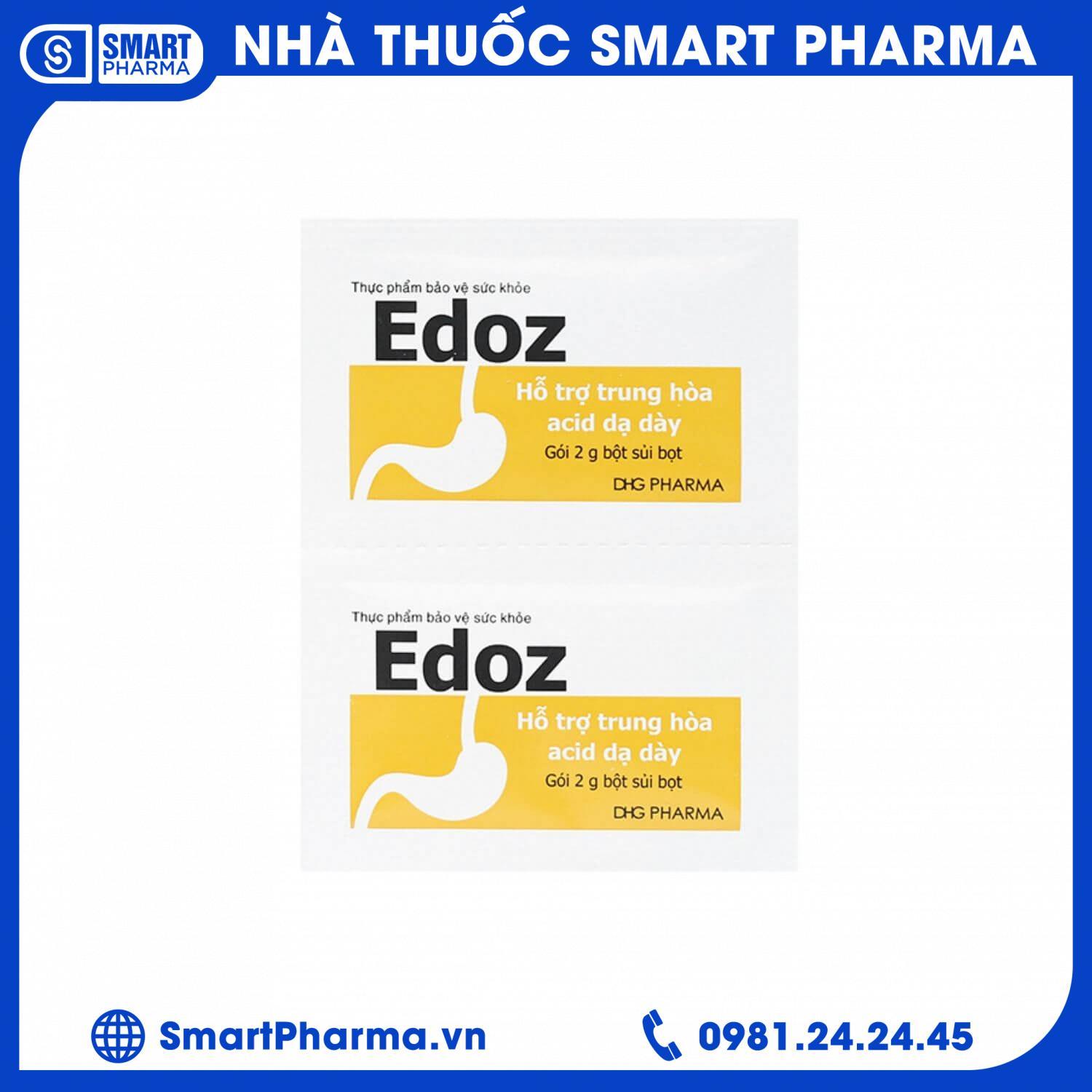 Bột sủi bọt Edoz DHG 3 Smart Pharma - Bot sui bot Edoz DHG 3
