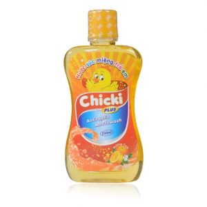 Smart Pharma - Nước súc miệng Chicki trẻ em New 250ml 1 Smart Pharma - Chicki tre em cam