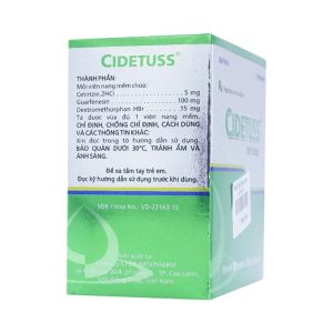 Smart Pharma - Thuốc Cidetuss điều trị các trường hợp ho (10 vỉ x 10 viên) 2 Smart Pharma - Cidetuss1