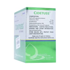 Smart Pharma - Thuốc Cidetuss điều trị các trường hợp ho (10 vỉ x 10 viên) 1 Smart Pharma - Cidetuss2