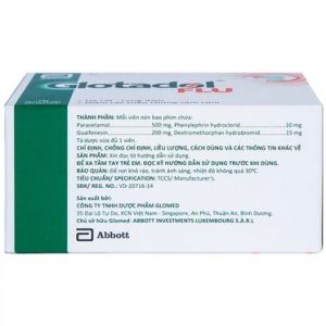 Smart Pharma - Thuốc Glotadol Flu Glomed hỗ trợ hạ sốt và long đàm 2 Smart Pharma - Glotadol Flu1