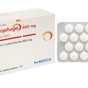 Smart Pharma - Thuốc Glucophage 850mg Merck điều trị đái tháo đường tuýp 2 (5 vỉ x 20 viên) 1 Smart Pharma - Glucophage 850mg 1