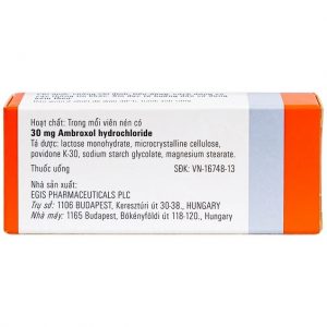 Smart Pharma - Thuốc Halixol 30mg Egis Pharma điều trị hen phế quản 2 Smart Pharma - Halixol 30mg3