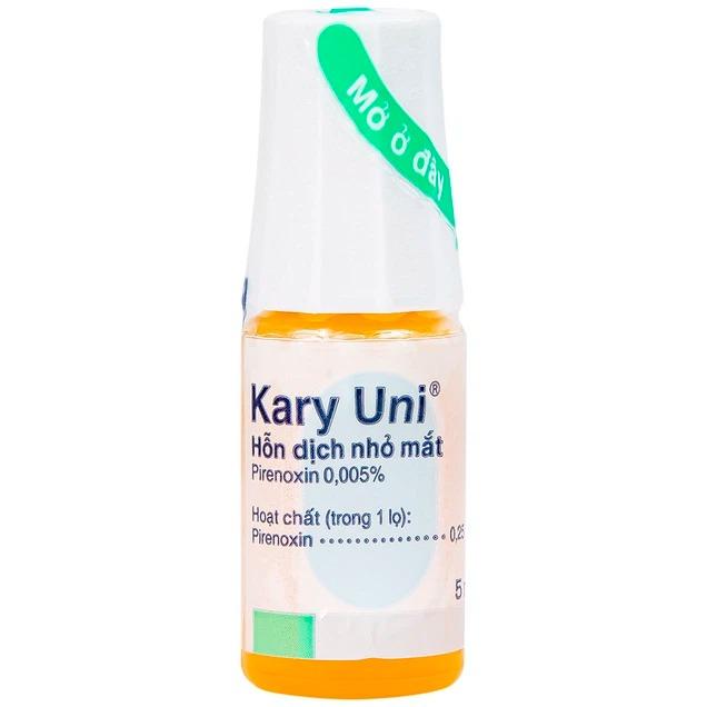 Kary Uni 5ml- Santen 2 Thuốc nhỏ mắt Kary Uni Santen điều trị đục thủy tinh thể mới phát (5ml)