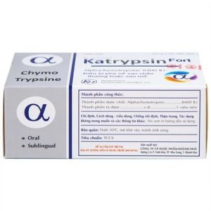 Smart Pharma - Viên nén Katrypsin Fort 8400IU điều trị phù nề sau chấn thương, sau mổ 3 Smart Pharma - Katrypsin1