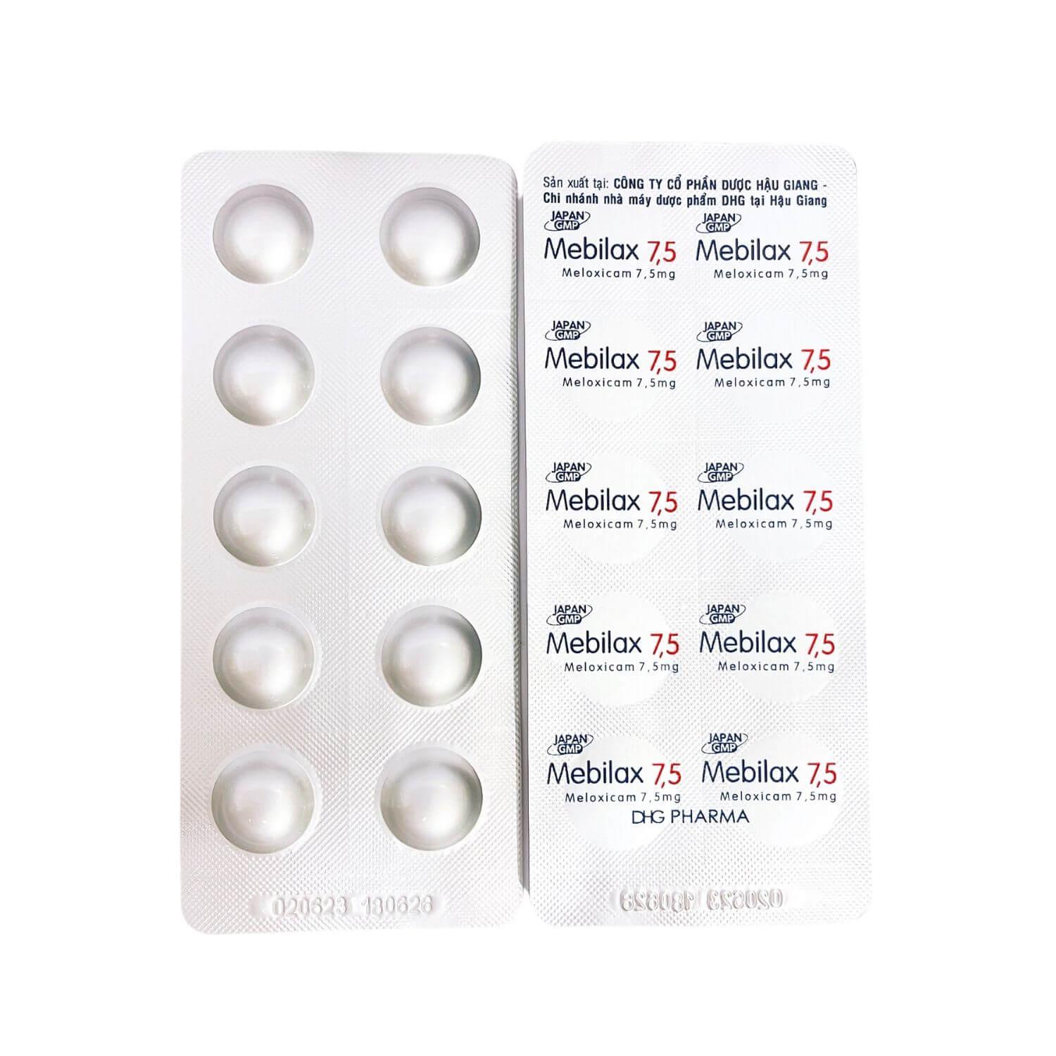 Mebilax 7,5 DHG 3 Smart Pharma - Mebilax 75 DHG 3