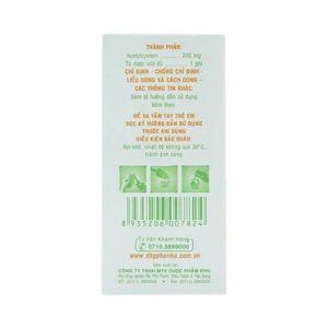 Smart Pharma - Bột uống Mitux 200mg DHG làm loãng chất nhầy đường hô hấp 1 Smart Pharma - Mitux 200mg3