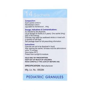 Smart Pharma - Thuốc cốm Montiget 4mg điều trị hen suyễn ở trẻ em 2 Smart Pharma - Montiget 4mg2