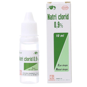 Thuốc nhỏ mắt, nhỏ mũi Natri Clorid 0,9% Pharmedic hỗ trợ rửa mắt, rửa mũi, phụ trị nghẹt mũi, sổ mũi (Lọ 10ml)