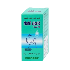 Smart Pharma - Thuốc nhỏ mắt, mũi Natri Clorid 0,9% Traphaco giảm nghẹt mũi, chảy mũi, viêm mũi dị ứng (10ml) 1 Smart Pharma - NT SMART PHARMA 81