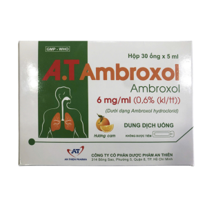 Smart Pharma - Thuốc A.T Ambroxol An Thiên làm loãng nhầy trong bệnh viêm phế quản (30 ống x 5ml) 1 Smart Pharma - Nha thuoc Smart Pharma 2026 10 20T110409.372