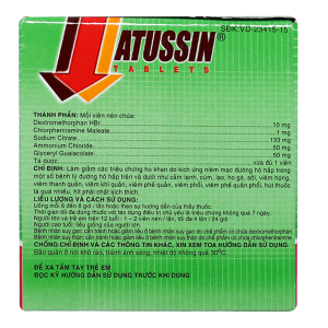 Smart Pharma - Thuốc Atussin United điều trị các chứng ho trong bệnh lý hô hấp (25 vỉ x 4 viên) 2 Smart Pharma - Nha thuoc Smart Pharma 2026 10 22T094411.025