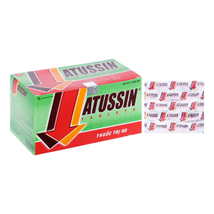 Thuốc Atussin United điều trị các chứng ho trong bệnh lý hô hấp (25 vỉ x 4 viên)