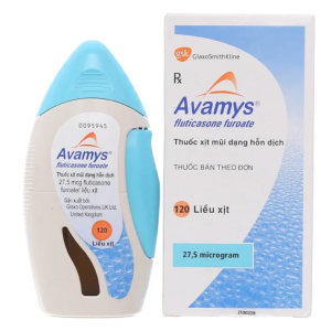 Thuốc xịt mũi Avamys 27.5mcg GSK điều trị chảy nước mũi, xung huyết mũi (120 liều xịt)