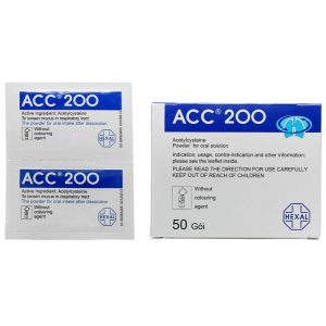 Smart Pharma - Bột pha dung dịch uống ACC 200 tiêu nhầy trong bệnh phế quản (50 gói) 1 Smart Pharma - Nha thuoc Smartpharma 49