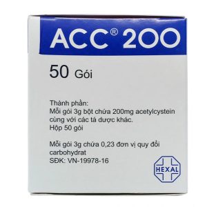 Smart Pharma - Bột pha dung dịch uống ACC 200 tiêu nhầy trong bệnh phế quản (50 gói) 2 Smart Pharma - Nha thuoc Smartpharma 50