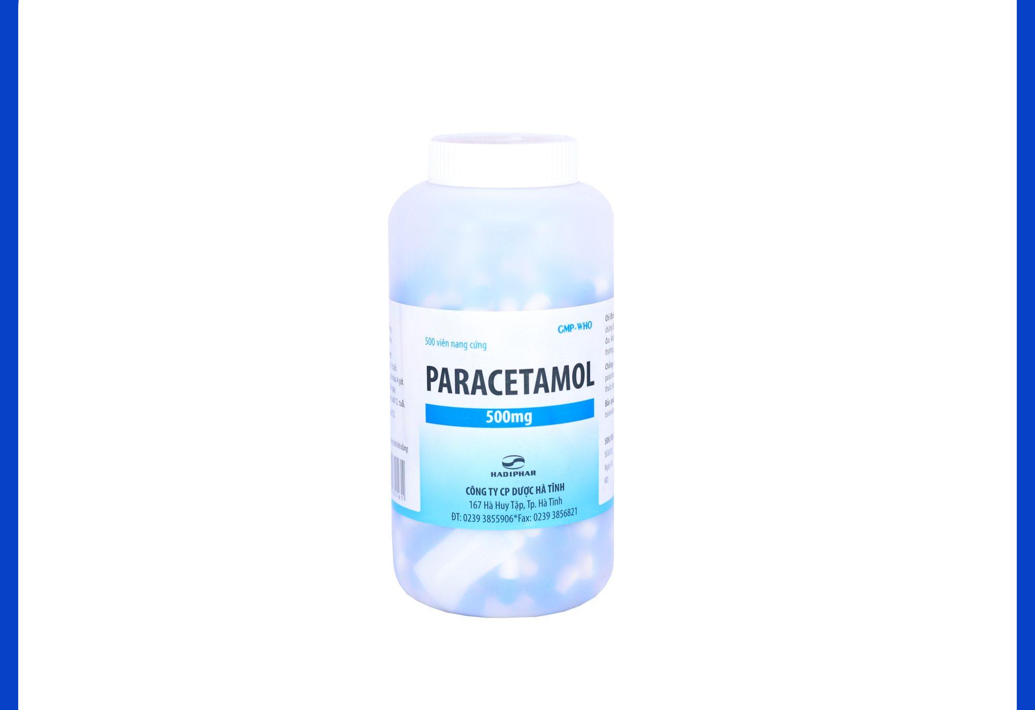 Paracetamol 500mg Hà Tĩnh Smart Pharma - Paracetamol 500mg Ha Tinh