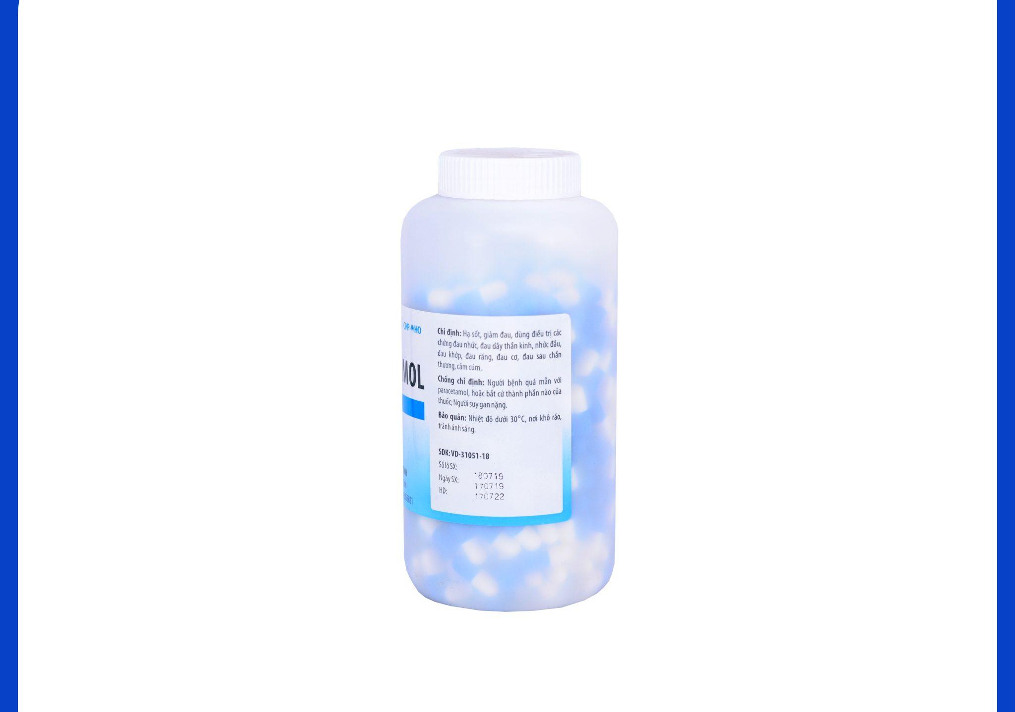 Paracetamol 500mg Hà Tĩnh2 Smart Pharma - Paracetamol 500mg Ha Tinh2