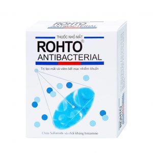 Smart Pharma - Smart Pharma Thuoc nho mat Rohto Antibacterial dieu tri leo mat viem ket mac viem mi mat 13ml 1