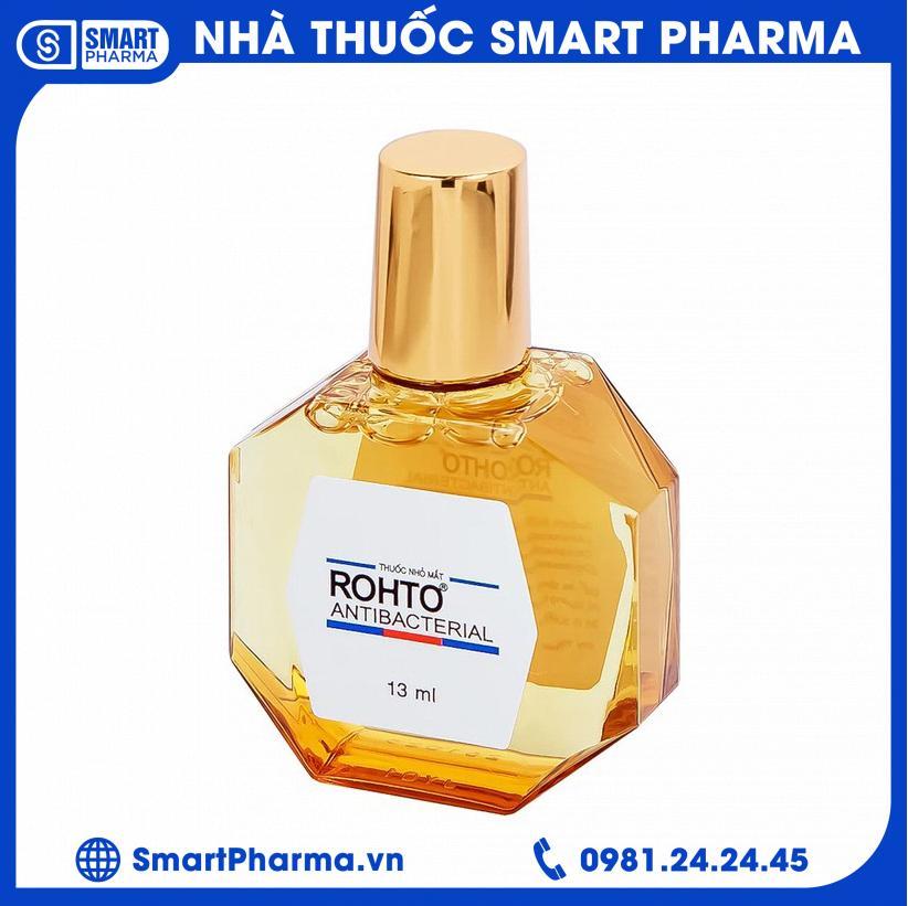 Smart Pharma - Thuốc nhỏ mắt Rohto Antibacterial điều trị lẹo mắt, viêm kết mạc, viêm mi mắt (13ml) 4 Smart Pharma - Smart Pharma Thuoc nho mat Rohto Antibacterial dieu tri leo mat viem ket mac viem mi mat 13ml 4