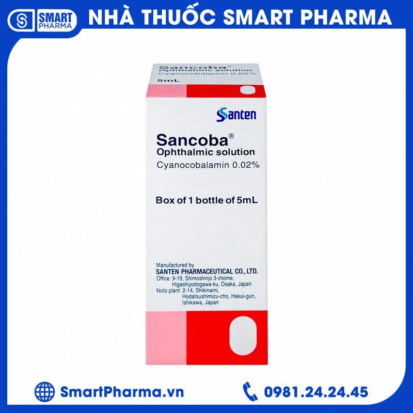 Smart Pharma - Thuốc nhỏ mắt Sancoba Santen cải thiện sự dao động về điều tiết trong chứng mỏi mắt (5ml) 4 Smart Pharma - Smart Pharma Thuoc nho mat Sancoba Santen cai thien su dao dong ve dieu tiet trong chung moi mat 5ml 4