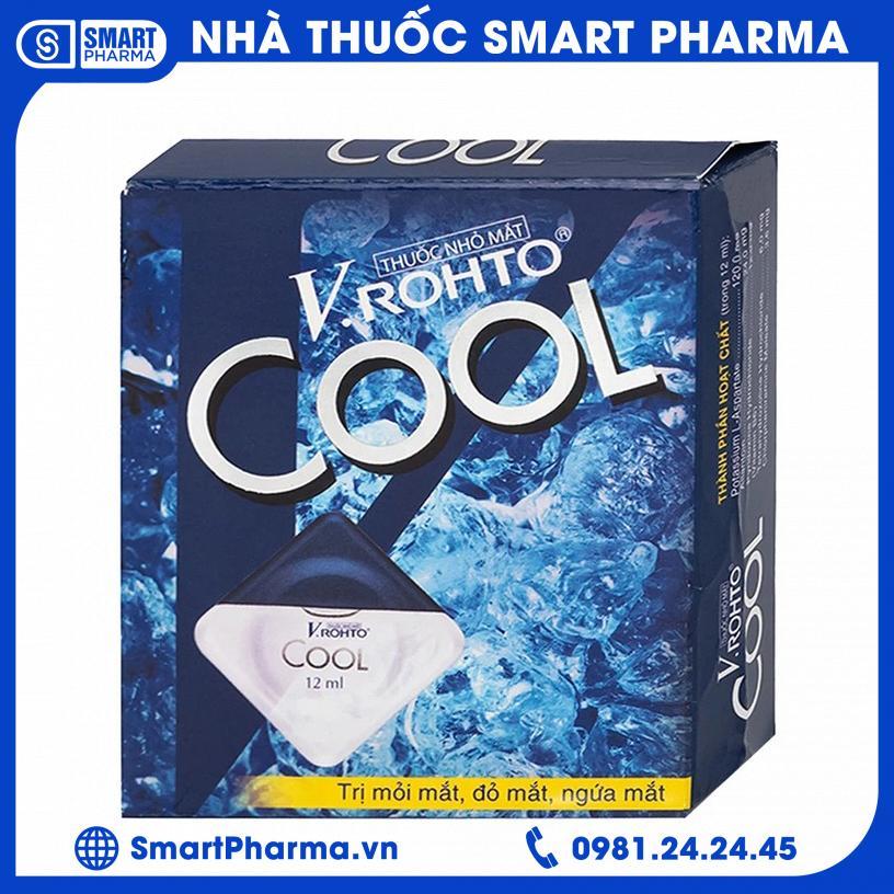 Smart Pharma - Thuốc nhỏ mắt V.Rohto Cool (12ml) điều trị mỏi mắt, đỏ mắt, ngứa mắt 1 Smart Pharma - Smart Pharma Thuoc nho mat V.Rohto Cool 12ml dieu tri moi mat do mat ngua mat 1