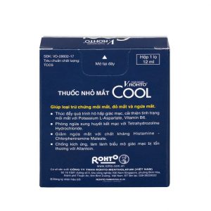 Smart Pharma - Thuốc nhỏ mắt V.Rohto Cool (12ml) điều trị mỏi mắt, đỏ mắt, ngứa mắt 4 Smart Pharma - Smart Pharma Thuoc nho mat V.Rohto Cool 12ml dieu tri moi mat do mat ngua mat 2