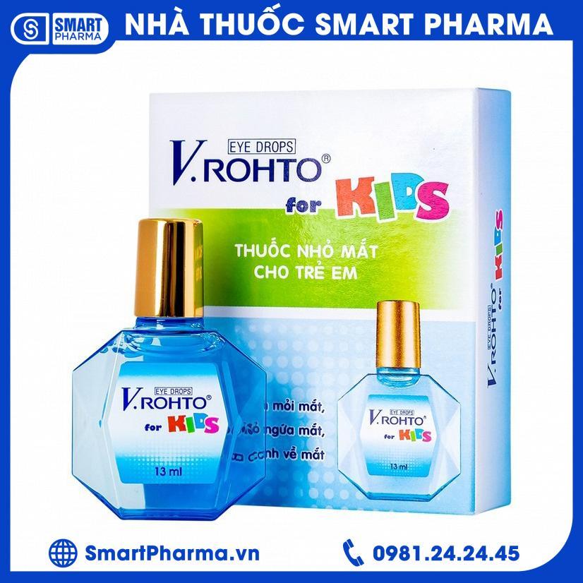 Smart Pharma Thuốc nhỏ mắt V.Rohto For Kids giảm mỏi mắt, đỏ mát, ngứa mắt 3 Smart Pharma Thuốc nhỏ mắt V.Rohto For Kids giảm mỏi mắt, đỏ mát, ngứa mắt 3