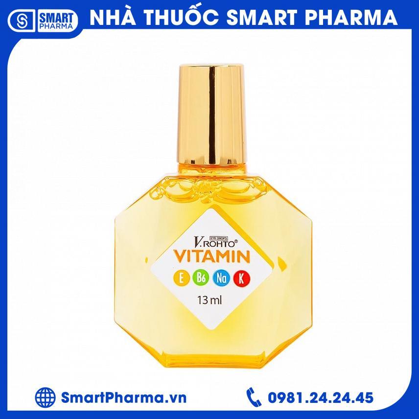 Smart Pharma - Thuốc nhỏ mắt V.Rohto Vitamin hỗ trợ cải thiện tình trạng giảm thị lực, mắt mờ 3 Smart Pharma - Smart Pharma Thuoc nho mat V.Rohto Vitamin ho tro cai thien tinh trang giam thi luc mat mo 3