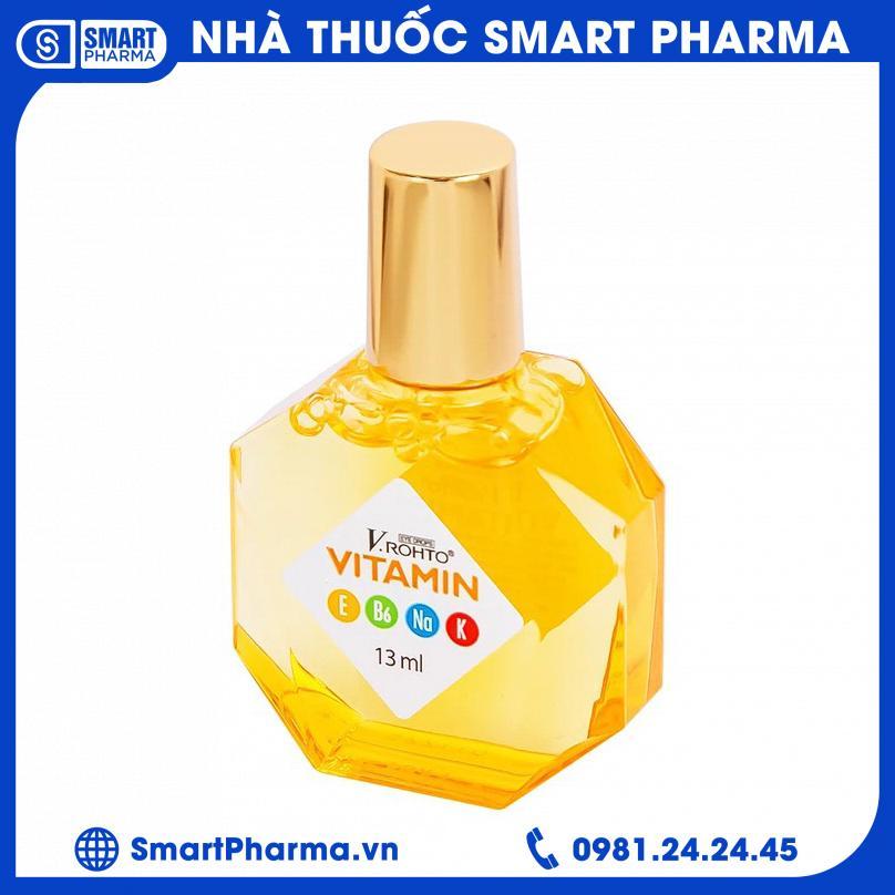 Smart Pharma - Thuốc nhỏ mắt V.Rohto Vitamin hỗ trợ cải thiện tình trạng giảm thị lực, mắt mờ 4 Smart Pharma - Smart Pharma Thuoc nho mat V.Rohto Vitamin ho tro cai thien tinh trang giam thi luc mat mo 4