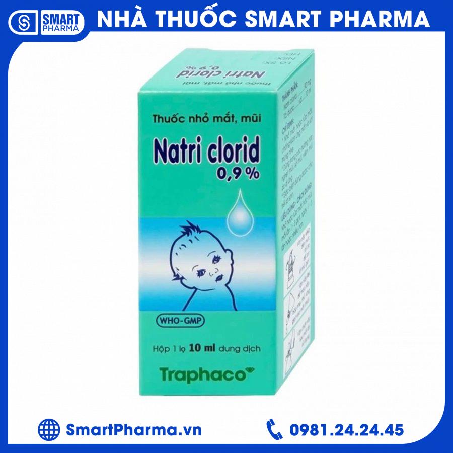 Smart Pharma - Smart Pharma Thuoc nho mat mui Natri Clorid 09 Traphaco giam nghet mui chay mui viem mui di ung 10ml2