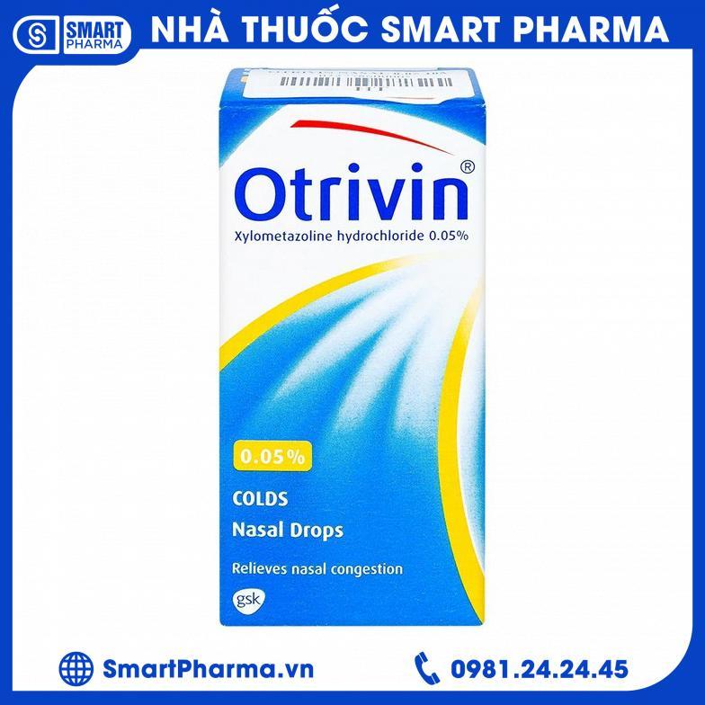 Smart Pharma Thuốc nhỏ mũi Otrivin 0.05% GSK điều trị nghẹt mũi, sung huyết mũi họng (10ml) 2 Smart Pharma - Smart Pharma Thuoc nho mui Otrivin 0.05 GSK dieu tri nghet mui sung huyet mui hong 10ml 2