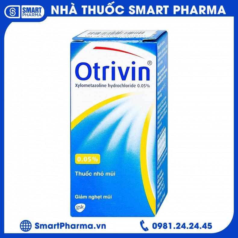 Smart Pharma Thuốc nhỏ mũi Otrivin 0.05% GSK điều trị nghẹt mũi, sung huyết mũi họng (10ml) 3 Smart Pharma - Smart Pharma Thuoc nho mui Otrivin 0.05 GSK dieu tri nghet mui sung huyet mui hong 10ml 3