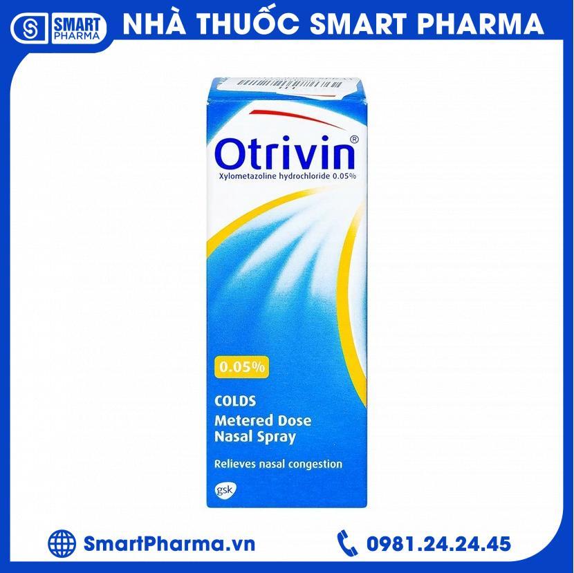 Smart Pharma - Thuốc xịt mũi Otrivin 0.05% GSK giảm triệu chứng nghẹt mũi, viêm mũi dị ứng 2 Smart Pharma - Smart Pharma Thuoc xit mui Otrivin 0.05 GSK giam trieu chung nghet mui viem mui di ung 2
